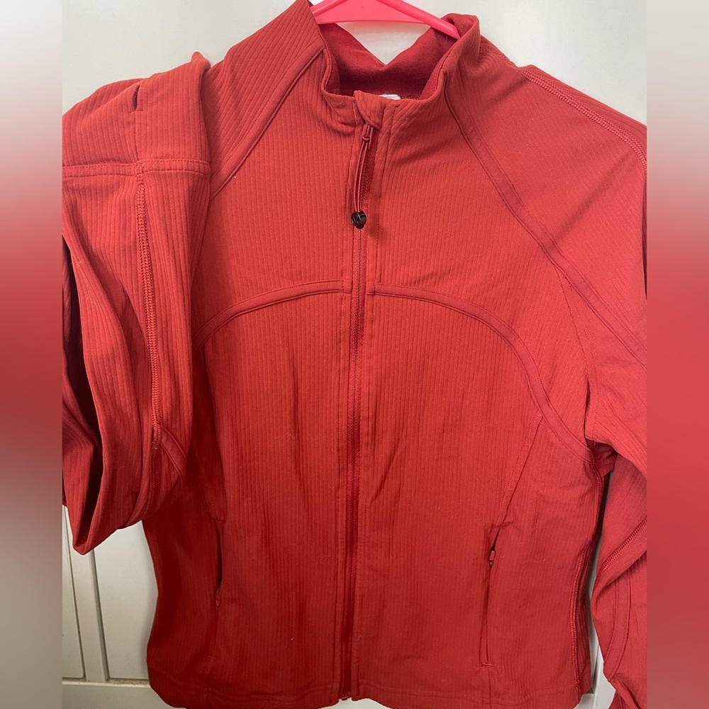 Cropped ribbed jacket